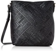 Torebki damskie - Love Moschino Damska torba na ramię Borsa Pu tłoczona (logo) Nero kolorowa, 31 x 34 x 15 - miniaturka - grafika 1