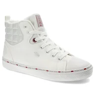 Trampki damskie - Damskie trampki wysokie Cross Jeans KK2R4060C 41 Białe (8697319352429) - miniaturka - grafika 1