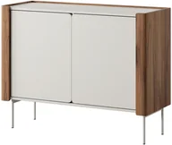 Komody - Komoda Kalon z metalowymi nóżkami w kolorze cashmere - miniaturka - grafika 1