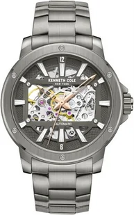 Zegarek Zegarek męski KENNETH COLE KCWGL2237904 grafitowy klasyczny - Zegarki męskie - miniaturka - grafika 1