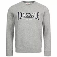 Bluzy męskie - Lonsdale Bluza męska Berger Lp181 szary Marl Grey S - miniaturka - grafika 1