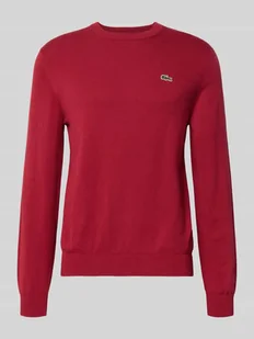 Sweter z dzianiny kroju regular fit z mieszanki bawełny - Swetry męskie - miniaturka - grafika 1