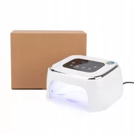 Lampy UV do paznokci - Allepaznokcie Lampa do paznokci z głośnikiem bluetooth dual UV/LED 88W Smart M1 do lakierów hybrydowych i żeli biała - miniaturka - grafika 1