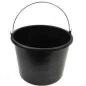 Wiadra i kastry budowlane - Wiadro Budowlane 16L Czarne - miniaturka - grafika 1