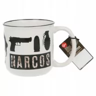 Kubki - Kubek ceramiczny 400ml biały Narcos Escobar Chapo - miniaturka - grafika 1