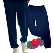 Dresy męskie - SPODNIE DRESOWE MĘSKIE FRUIT OF THE LOOM bawełna lekkie sportowe 40 42 L - miniaturka - grafika 1