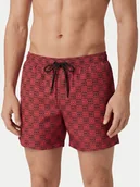 Kąpielówki męskie - HUGO Szorty kąpielowe Aaron 50556792 Czerwony Regular Fit - miniaturka - grafika 1