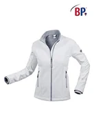 Kurtki damskie - BP 1695-571-21-M damska kurtka softshell, stójka, zamek błyskawiczny z przodu, 255,00 g/m², 100% poliester, biała, M - miniaturka - grafika 1