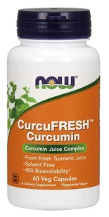 Now Foods CurcuFRESH 60 vege caps - Suplementy naturalne - miniaturka - grafika 2