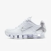 Buty sportowe męskie - Nike buty sportowe Shox Tl White Metallic Silver Max AR3566-100 rozmiar 41 - miniaturka - grafika 1