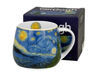 Porcelanowy kubek baryłka Van Gogh Starry Night 430 ml - Kubki - miniaturka - grafika 1