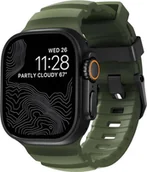 Akcesoria do smartwatchy - Nomad Pasek Rocky Point Band do Apple Watch 49/46/45/44 mm, ciemnozielony - miniaturka - grafika 1