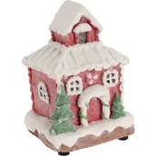Ozdoby bożonarodzeniowe - Dekoracyjny domek z piernika, 9 x 8 x 13 cm - miniaturka - grafika 1