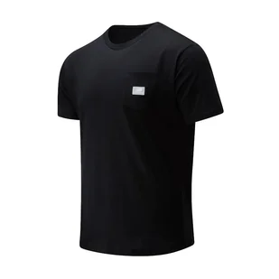 Koszulka New Balance MT01567BK - czarna - Koszulki sportowe męskie - miniaturka - grafika 1