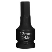 Nasadki do elektronarzędzi - Proline Bitonasadka udarowa 1/2"""" HEX 10 mm długość 78 mm 18435 PX18435 - miniaturka - grafika 1