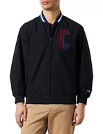 Kurtki męskie - Champion Męska kurtka Rochester 1919 Bookstore Bomber Jacke, czarna, XL, czarny, XL - miniaturka - grafika 1