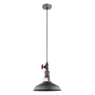 Italux GARIBALDO MDM-2781/1 GR+BK lampa wisząca a - Lampy sufitowe - miniaturka - grafika 1