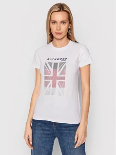 Koszulki i topy damskie - John Richmond T-Shirt Gladib UWP22015TS Biały Regular Fit - grafika 1