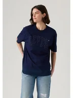 Koszulki i topy damskie - Levi's Koszulka w kolorze granatowym - miniaturka - grafika 1
