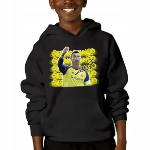 BLUZA z Kapturem CRISTIANO RONALDO Wzory - 128 cm - Bluzy męskie - miniaturka - grafika 1
