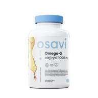 Suplementy naturalne - OSAVI Omega-3 Olej Rybi 1000mg 120 Kapsułek żelowych Cytryna - miniaturka - grafika 1