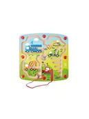 Zabawki kreatywne - Hape Construction & Number Maze - miniaturka - grafika 1