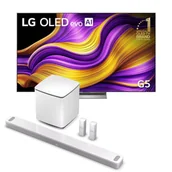 Telewizory - LG OLED83G54LW + Bose Smart Ultra + Bass Module 700 + Surround Speakers 700 Biały - miniaturka - grafika 1