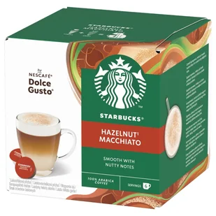 Kapsułki Nescafé Dolce Gusto STARBUCKS® Hazelnut Macchiato 12 sztuk - Kawa w kapsułkach i saszetkach - miniaturka - grafika 1