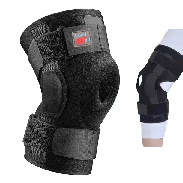 Orteza Kolana Profesjonalna Stabilizator Stawu Kolanowego Z Szynami Mocny