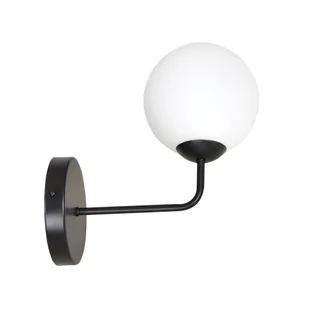 Kinkiet PREGOS K1 BLACK 1xE14 - czarny - Lampy ścienne - miniaturka - grafika 1