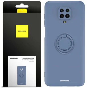 Spacecase Etui Silicone Ring Redmi Note 9S/9 Pro blue - Etui i futerały do telefonów - miniaturka - grafika 1
