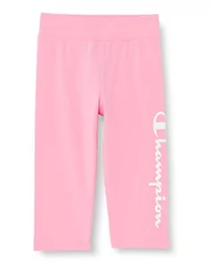 Champion Dziewczęce i dziewczęce Legacy American Classics Logo 3/4 legginsy, jasnoróżowe, 5-6 lat - Legginsy - miniaturka - grafika 1