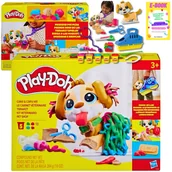Zabawki interaktywne dla dzieci - PLAY-DOH CIASTOLINA ZESTAW PREZENT DLA DZIECKA - WIZYTA U WETERYNARZA + EBOOK - miniaturka - grafika 1