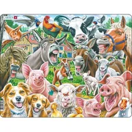 Puzzle - Puzzle 33 el. Wesołe selfie na farmie Larsen - miniaturka - grafika 1