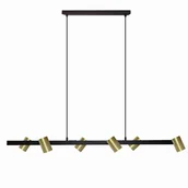 Lampy sufitowe - Snow 6 linia wisząca złota - miniaturka - grafika 1