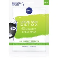 Maseczki do twarzy - NIVEA Skin Detox Maska W Płachcie 1szt. - miniaturka - grafika 1