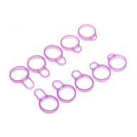 Akcesoria do słuchawek - Gumki uszka sportowe do słuchawek SONY Linkbuds WF-L900 fioletowe - miniaturka - grafika 1