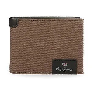 Pepe Jeans Hilltop poziomy portfel z portfelem, unikalny, Brązowy, única, Poziomy portfel z torebką - Koszulki i topy damskie - miniaturka - grafika 1