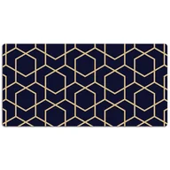 Podkładki na biurko - Podkładka na biurko z nadrukiem Ciemne geometryczne kostki 120x60 cm - miniaturka - grafika 1