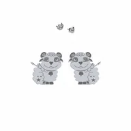 Biżuteria dla dzieci - Srebrne Kolczyki Cutie Owieczka - miniaturka - grafika 1