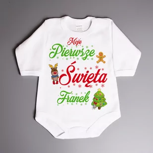 Body świąteczne Moje Pierwsze Święta - body niemowlęce - Body Body świąteczne Moje Pierwsze Święta - body niemowlęce - Body - miniaturka - grafika 1