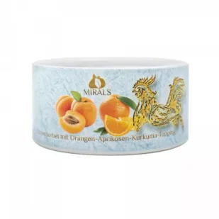 Mirals Huhnersorbet - sorbet z kurczaka z pomarańczami, morelami i kurkumą - lody dla psa 20 g - Przysmaki dla psów - miniaturka - grafika 1