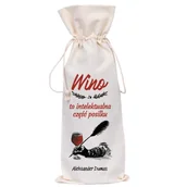 Ozdoby bożonarodzeniowe - Worek Na Butelkę Bawełniany - Wino (25) - miniaturka - grafika 1