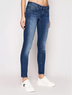 Tommy Jeans Jeansy Sophie DW0DW09214 Granatowy Skinny Fit - Spodnie damskie - miniaturka - grafika 1