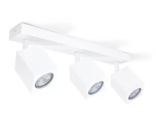 Oprawa halogenowa natynkowa ścienno - sufitowa LED Quantus x3 - Biała - Oprawy, klosze i abażury - miniaturka - grafika 1