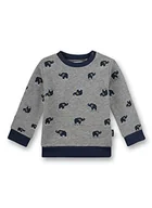Bluzy dla chłopców - Sanetta Bluza chłopięca, szara, Elite Grey Mel., 62 cm - miniaturka - grafika 1
