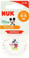 Smoczki uspokajające - Smoczka Nuk Chupete Disney Mickey Silicona Talla 1, 0-6 miesięcy, 1 szt - miniaturka - grafika 1
