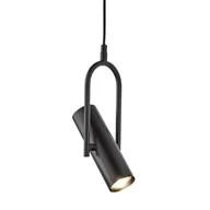 Lampy sufitowe - Searchlight 1891-1BK - Żyrandol na lince TELESCOPE 1xGU10/10W/230V - miniaturka - grafika 1