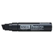 Zakreślacze - Pentel Extra Gruby Marker Ze Ściętą Końcówką N50Xl - Czarny X 1 - miniaturka - grafika 1