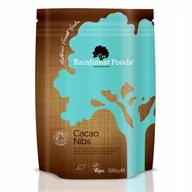 Kakao i czekolada - Rainforest Foods Kakao Kruszone Ziarna BIO Rainforest Foods 5060213550605 - miniaturka - grafika 1
